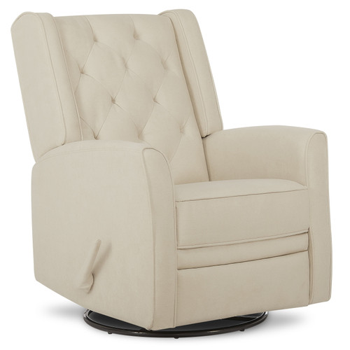 Evolur Linda Swivel Swivel Recliner Glider In Shell, Easy Assembly