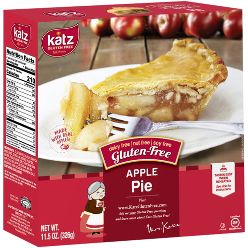 Katz Gluten Free Apple Pie | Gluten Free, Dairy Free, Nut Free, Soy Free, Kosher | (3 Pack, 11.5 Ounce Each)