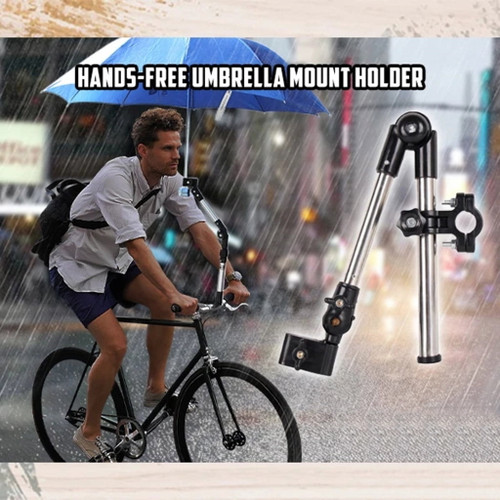 Kiplyki Wholesale Hands-free Umbrella Mount Holder Bicycle Stroller Wheelchair Umbrella Stand
