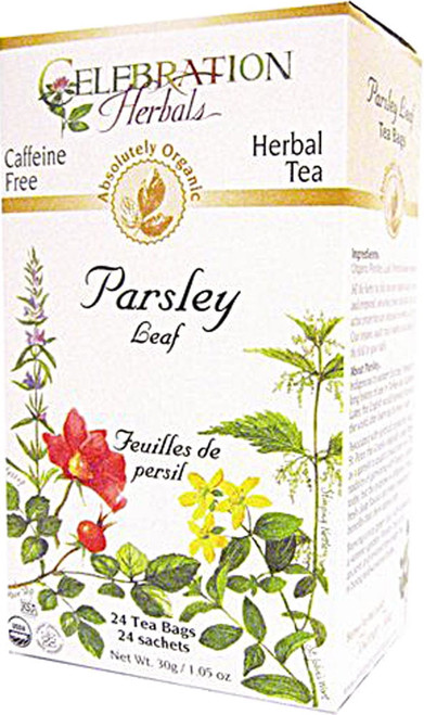 Celebration Herbals Parsley Leaf Tea Organic, 24 Ct