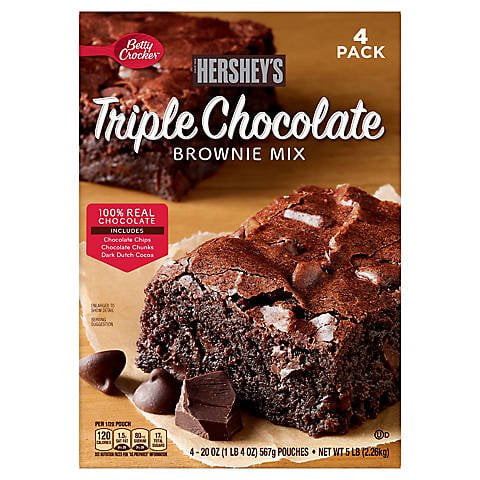 Betty Crocker Ultimate Chocolate Brownie Mix (20 Oz. Ea., 4 Pk.)