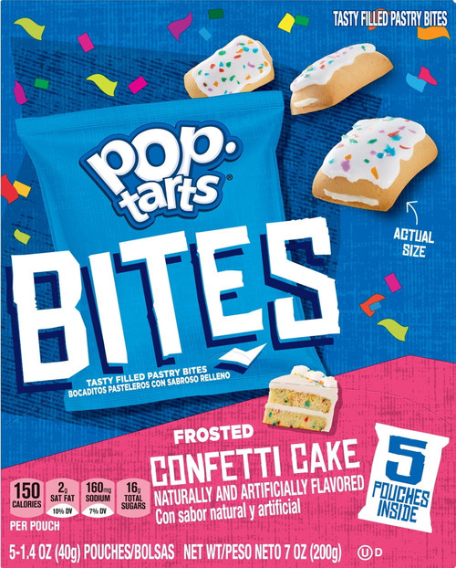 Pop-tarts Bites Confetti Cake Pastries - 5ct