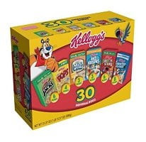 Kellogg's Cereal 30 Box Variety Pack 32.73 Total Ounces- Packaged Breakfast Cereals
