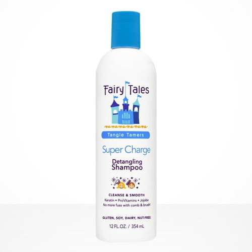 Fairy Tales Tangle Tamers Super Charge Kids Detangling Shampoo, 12 Fl Oz.