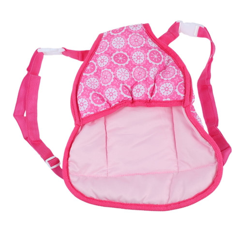 Doll Carrier Sling Front Baby Bags Carrying Backpack Storage Accessories Wrap Portable Pink