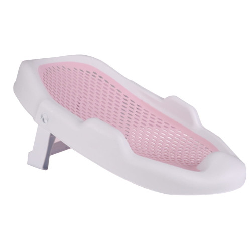 Garhelper Foldable Baby Bather Bath Support Anti-slip Base With Locking Stand In Bathtubs For Newborns Infants