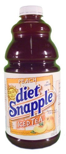 Snapple Diet Peach Tea, 64 Oz. Bottles (pack Of 8)