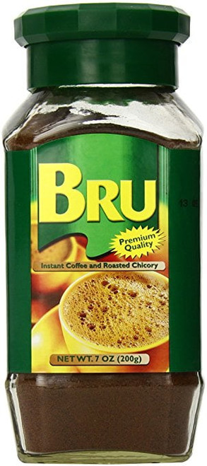 Bru Instant Coffee And Roasted Chicory, 7 Ounce
