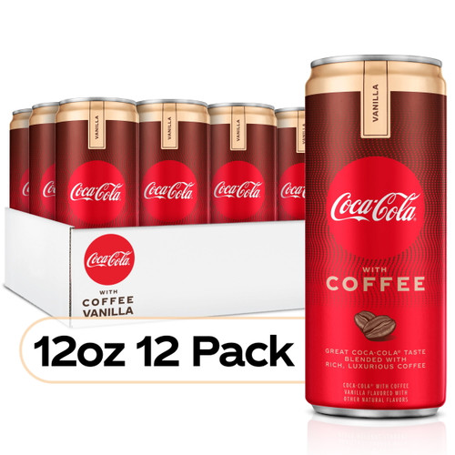 Coca-cola With Coffee Vanilla Cans, 12 Fl Oz, 12 Pack