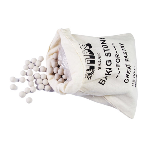 500g Cordierite Pie Baking Beans Beads Press Stone Weights With Storage Bag New