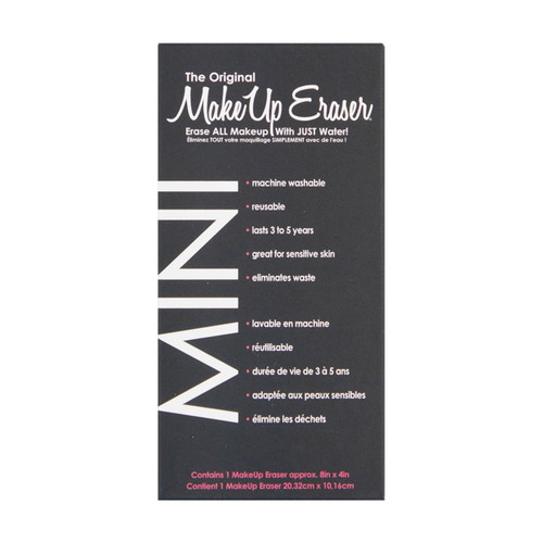 The Original Makeup Eraser Mini Black, Reusable Makeup Remover Cloth