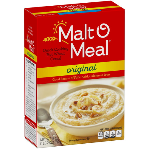 Malt-o-meal® Original Quick Cooking Hot Wheat Cereal 18 Oz. Box