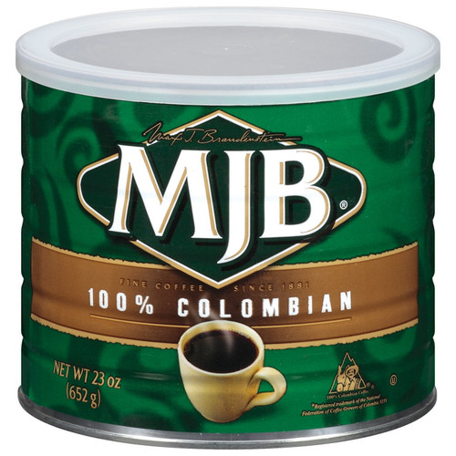 Mjb 100% Colombian Ground Coffee, 23 Oz Can