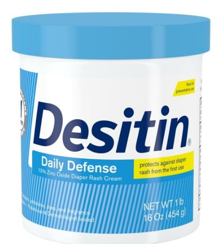 Desitin Rapid Relief Diaper Rash Treatment 16 Ounce Jar Unscented Ointment, 10074300495160 - Sold By: Pack Of One
