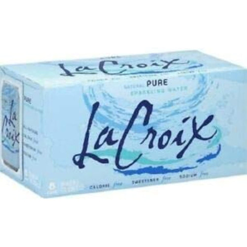 La Croix, Sparkling Pure, 12 Ounce, 8 Pack