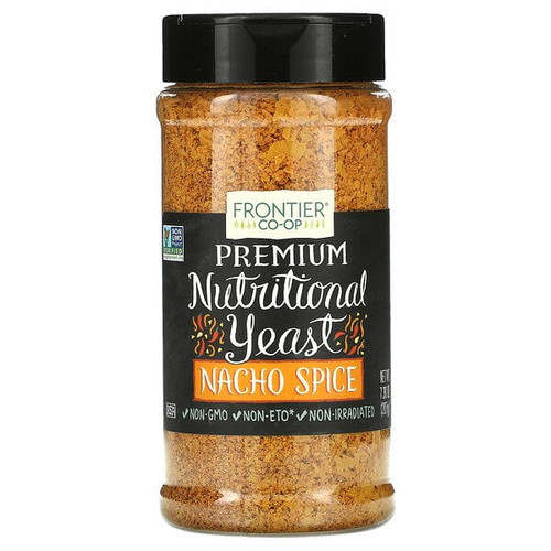 Frontier Co-op, Premium Nutritional Yeast, Nacho Spice, 7.3 Oz