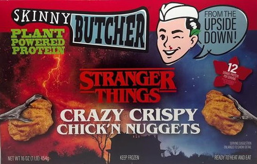 Skinny Butcher Stranger Things Crispy Chicken Nuggets, 16 Oz, 4 Pack (frozen)