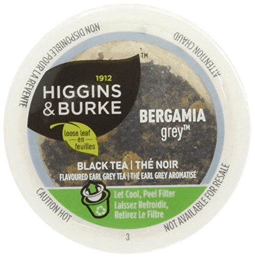 Higgins & Burke Bergamia Grey Leaf Tea, 24 Pack For Keurig