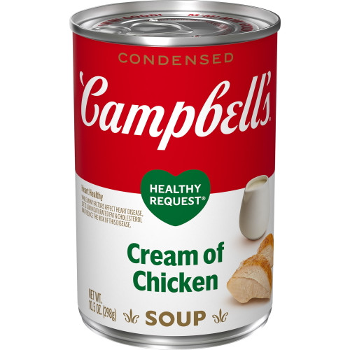 Campbell's condensed healthy Request cream Of Chicken Soup, 10.5 Ounce Can