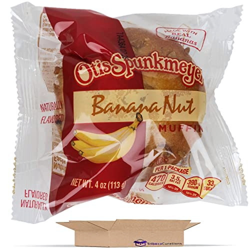 Individually Wrapped Muffins By Otis Spunkmeyer | 4 Ounce | Pack Of 12 (banana Nut)