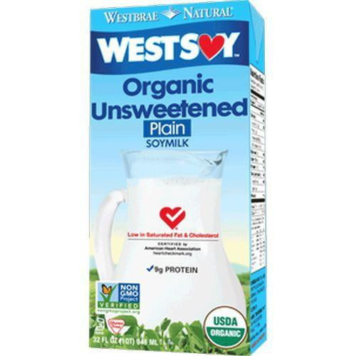 (pack Of 12) Westsoy Organic Unsweetened Soymilk, 32 Fl Oz