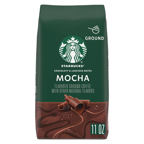 Starbucks Mocha Flavored Coffee, Ground Coffee, Naturally Flavored, 11 Oz