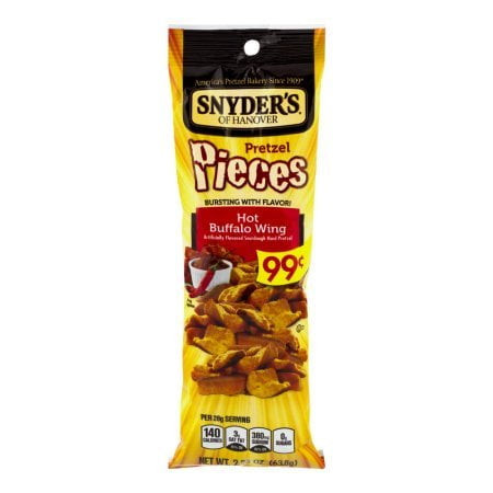 Snyders Of Hanover Pretzel Pieces Hot Buffalo Wing, 2.25 Oz