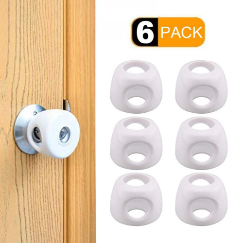 Zdmathe Child Safety Door Lock Baby Safety Lock For Door Knobs, Door Handle Cover Door Lock Sleeves, Prevent Kids Leaving Home Alone
