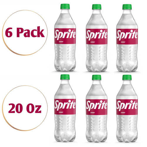 Sprite Cherry (exotic), 20 Fl Oz Bottle, Pack Of 6