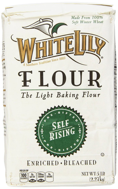 8 Packs : White Lily Self Rising Flour, 5-lb Bag