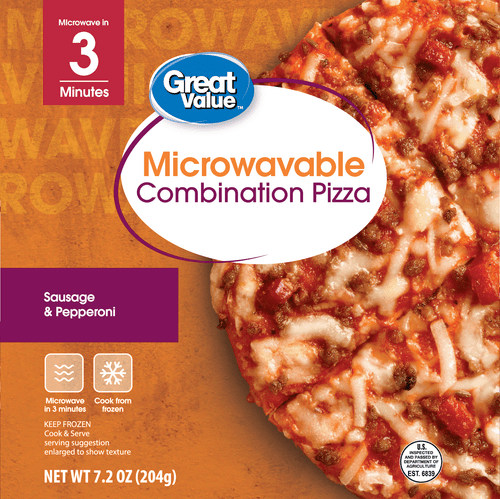 Microwave Combination Pizza