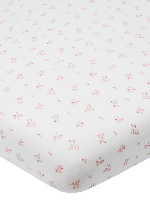 Modern Moments By Gerber Baby & Toddler Girl Ultra Soft Playard Sheet, Ivory Flowers