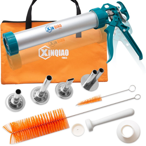 Xinqiao Jerky Gun Food Grade Alu Beef Jerky Gun Kit, 1.5 Pound Capacity Jerky Maker