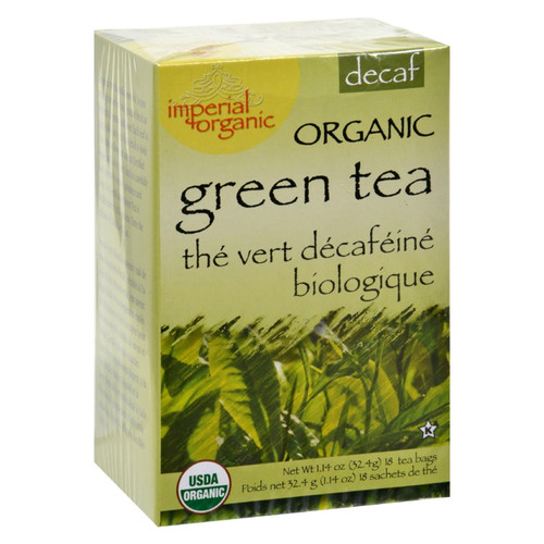 Uncle Lee's Tea Organic Imperial Decaffeinated Green Tea, 18 Bags