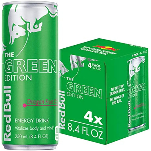 Red Bull Drink, Dragon Fruit, 8.4 Oz (4 Pack), 8.4 Fl Oz