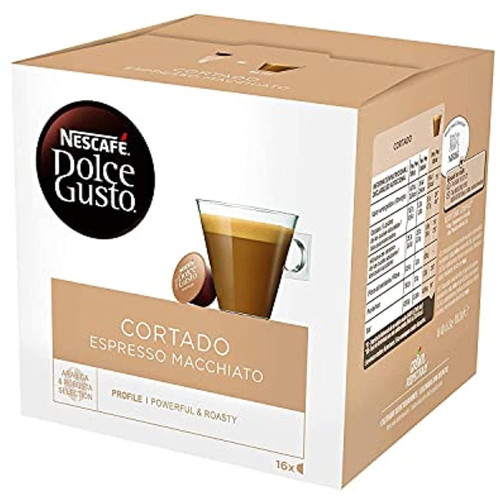 Dolce Gusto - Coffee Capsules, Cortado Espresso Macchiato, 1.86 Oz., (pack Of 3)