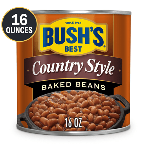 Bush's Country Style Baked Beans, Canned Beans, 16 Oz