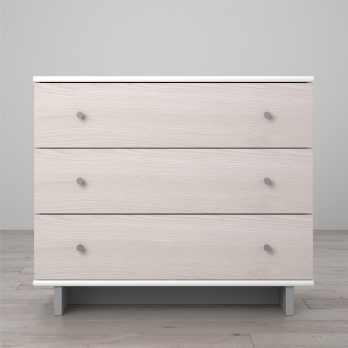 Little Seeds Maple Lane Dove 3-drawer Dresser, White