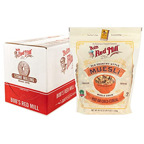 Bobs Red Mill Old Country Style Muesli Cereal, 40-ounce (pack Of 4)