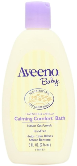Aveeno Calming Comfort Baby Bath 8 Oz (pack Of 6)