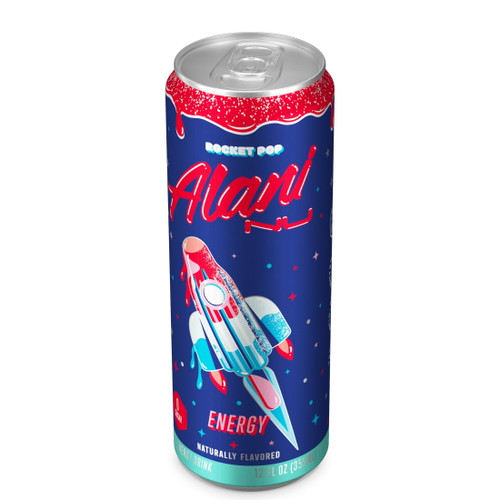 Alani Nu Sugar-free Energy Drink, Limited Edition Flavor Rocket Pop, 12 Fl Oz