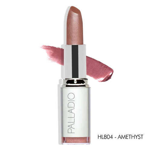 Palladio Herbal Lipstick, Rich Pigmented And Creamy Lipstick, Infused With Aloe Vera, Chamomile & Ginseng, Prevents Lips From Drying, Combats Fine Lines, Long Lasting Lipstick, Amethyst