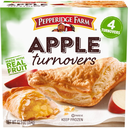 Pepperidge Farm Apple Turnovers, 4-count 12.5 Oz Box