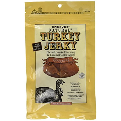 Tj Natural Turkey Jerky - Original (2 - 4 Ounce Bags)