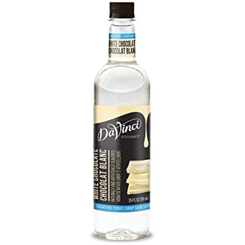 Davinci Gourmet Sugar Free White Chocolate Syrup, 750 Ml Plastic Bottle
