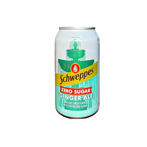 Schweppes Diet Ginger Ale Cans, 12 Fl. Oz, 12 Pack