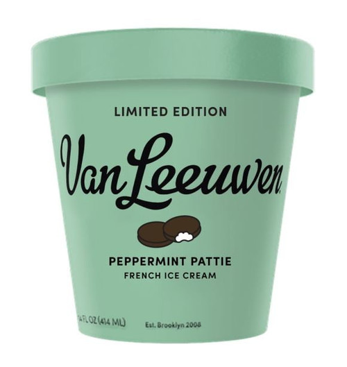 Van Leeuwen French Artisan Ice Cream Peppermint Pattie, 14 Oz