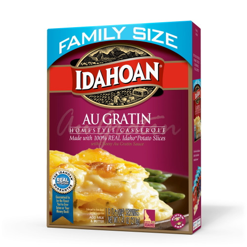 Idahoan Au Gratin Homestyle Casserole Family Size, 7.34 Oz (pack Of 10)
