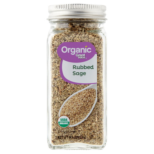 Great Value Organic Rubbed Sage, 0.8 Oz