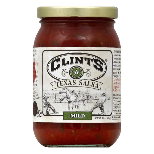 Clints Mild Texas Salsa, 16 Oz (pack Of 6)